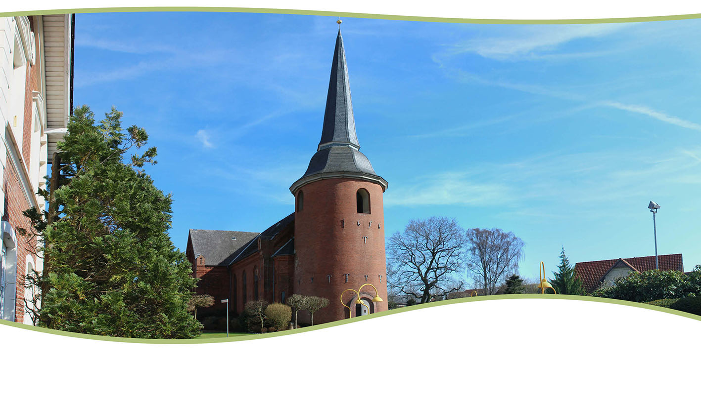 Eine Kirche in Kaltenkirchen symbolisiert die Präsenz der bb Gesellschaft in der Stadt.